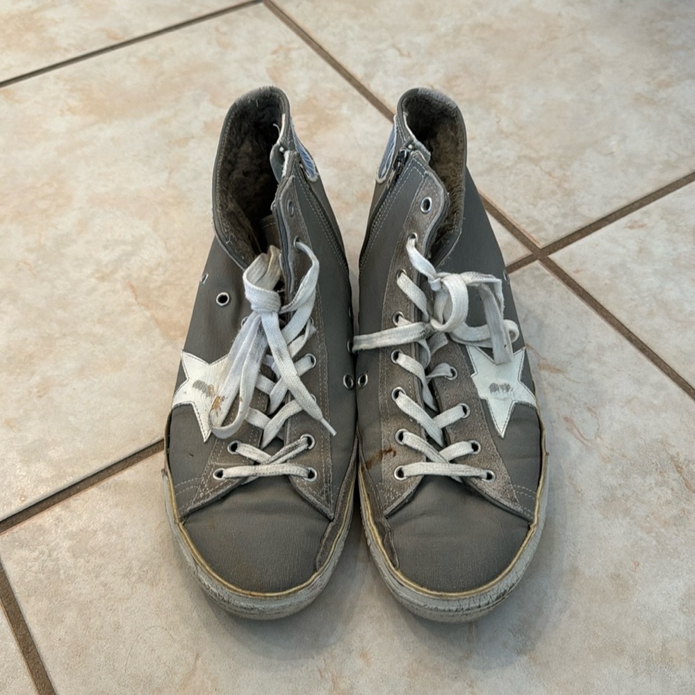 Golden Goose, Francy, size 43, gray with silver star